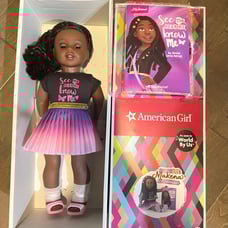 American Girl World By Us Makena Doll & Book NIB