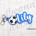 Soccer Gift bag name tag-Boys Soccer backpack tag-Soccer team gift idea-Team