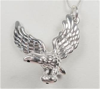 .925 SS MAJESTIC EAGLE BIRD NECKLACE