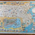 Vintage Massachusetts Travel Map