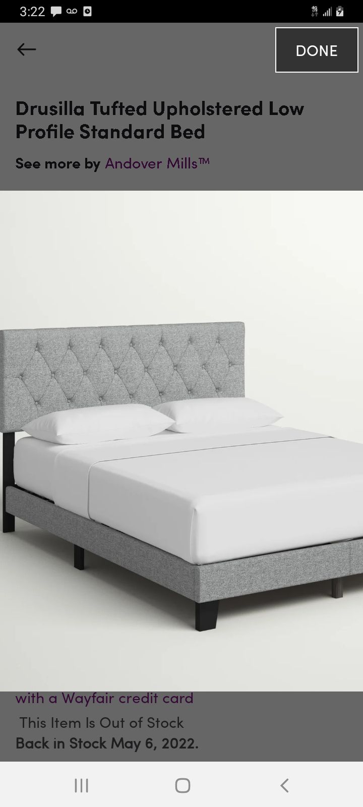A bed