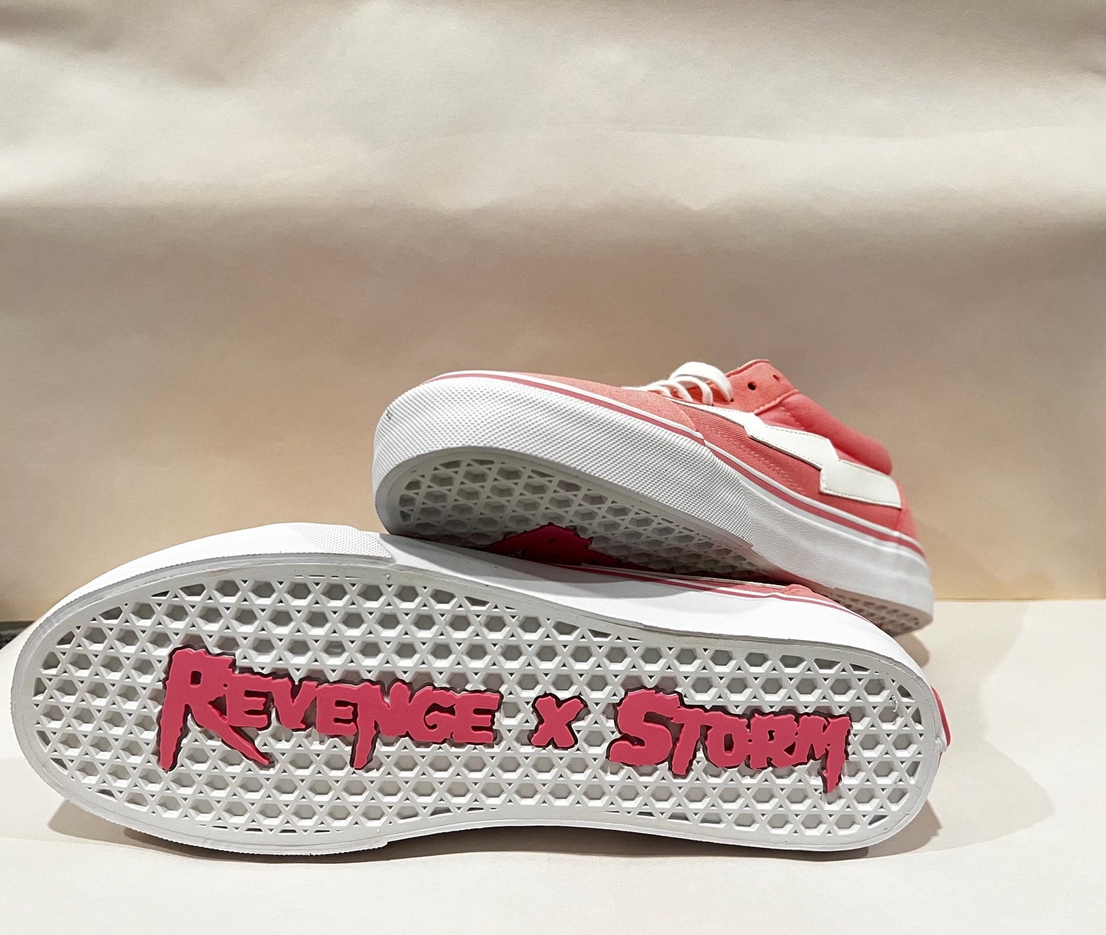 Authentic Revenge x Storm Bolt Pink Sneakers - size 9