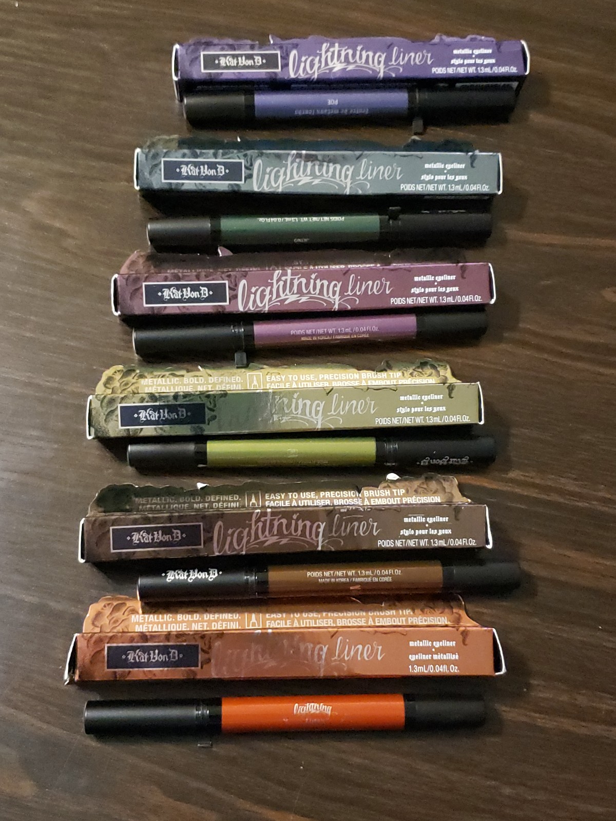 6 NEW Kat Von D Lightning Liners