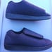 Silvert's Men's Wide Comfort Black Slippers Size 8