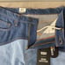 Levi's Premium SKATE Super Baggy Jeans Men's 30 x 34 Blue Colorblock Big E NWT