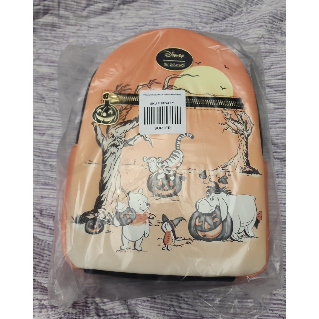 Disney Her Universe Pooh & Friends Halloween mini backpack