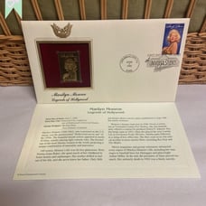 Marilyn Monroe “Legend Of Hollywood” Gold Stamp Collectible