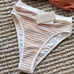 NWT lspace high waisted ruched belted bella bra french bitsy bikini set
