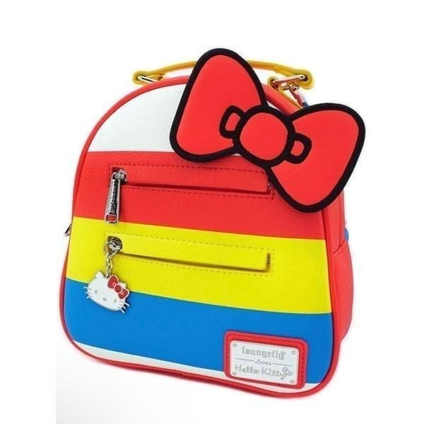 Loungefly x Hello Kitty 45th Anniversary Striped Mini Backpack
