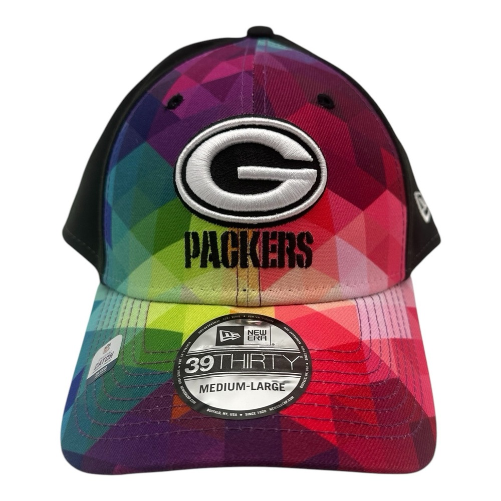 New Era 39Thirty Green Bay Packers 2023 NFL Crucial Catch Hat Cap Size M/L