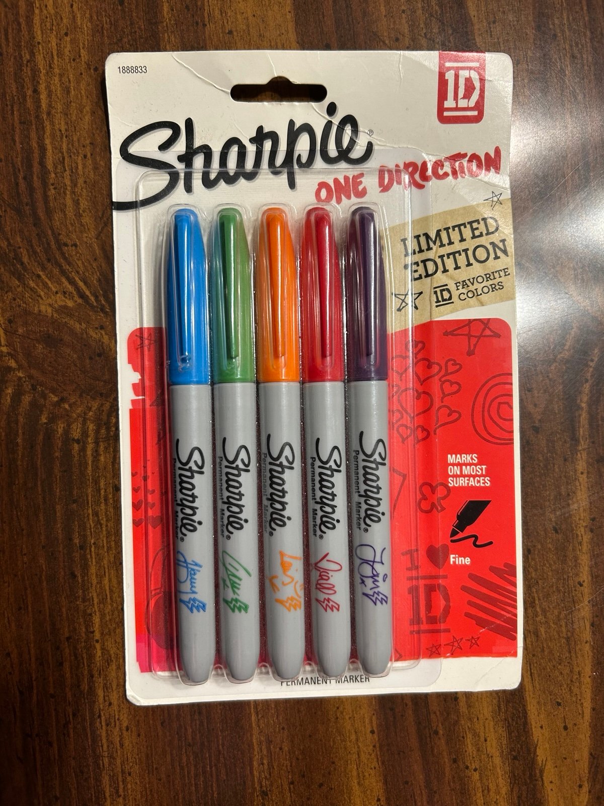Limited edition One Direction Sharpies
