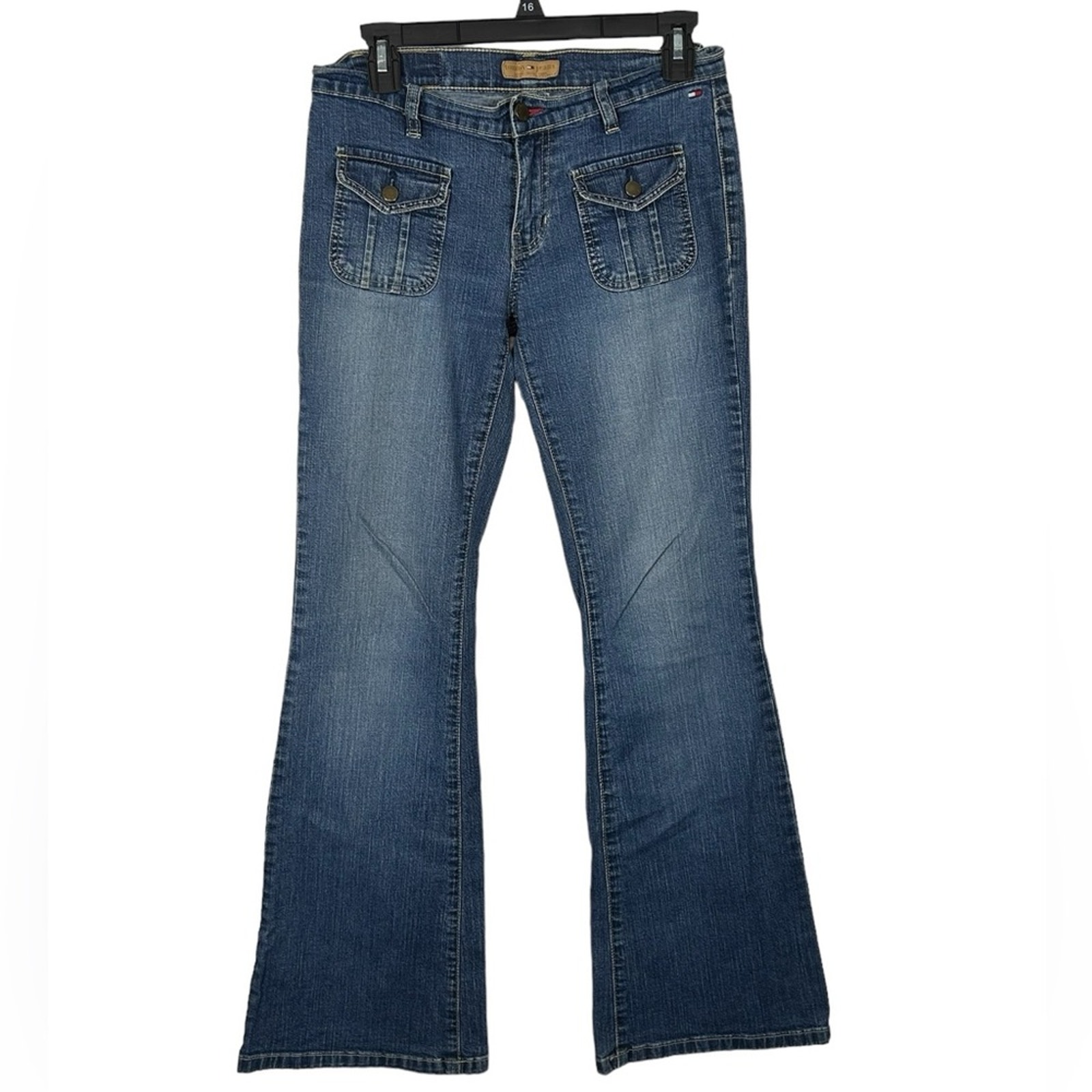 Tommy Hilfiger Tommy Jeans Y2K Low Rise Flare Jeans Size 3 Junior