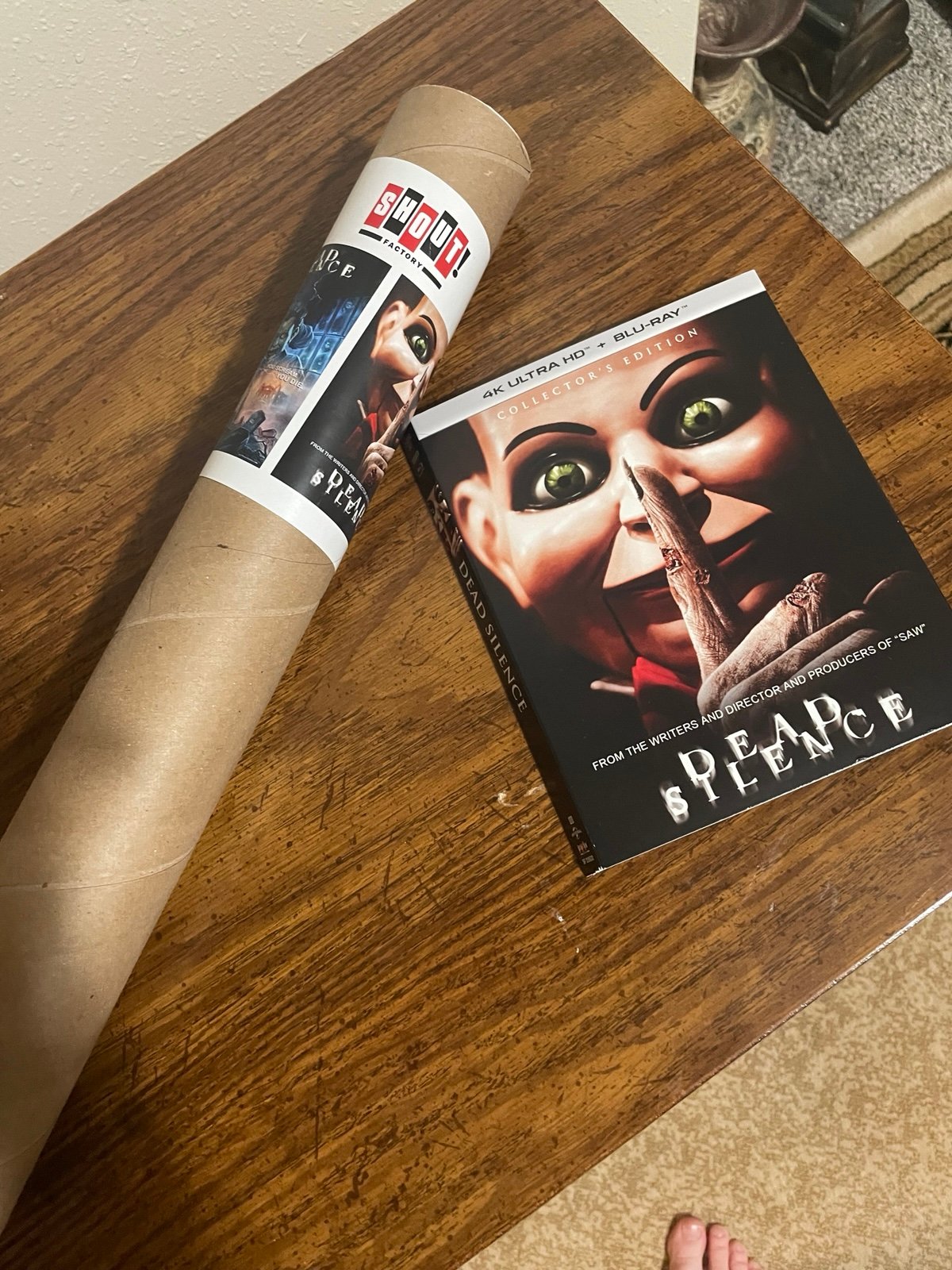 Dead Silence: Slipcover & 2 Posters New Mint Shout Factory US - Horror