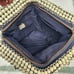 Vintage Whiting & Davis Alumesh Ivory White Handbag Purse Metal Mesh Zip Close