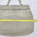 Vintage Whiting & Davis Alumesh Ivory White Handbag Purse Metal Mesh Zip Close