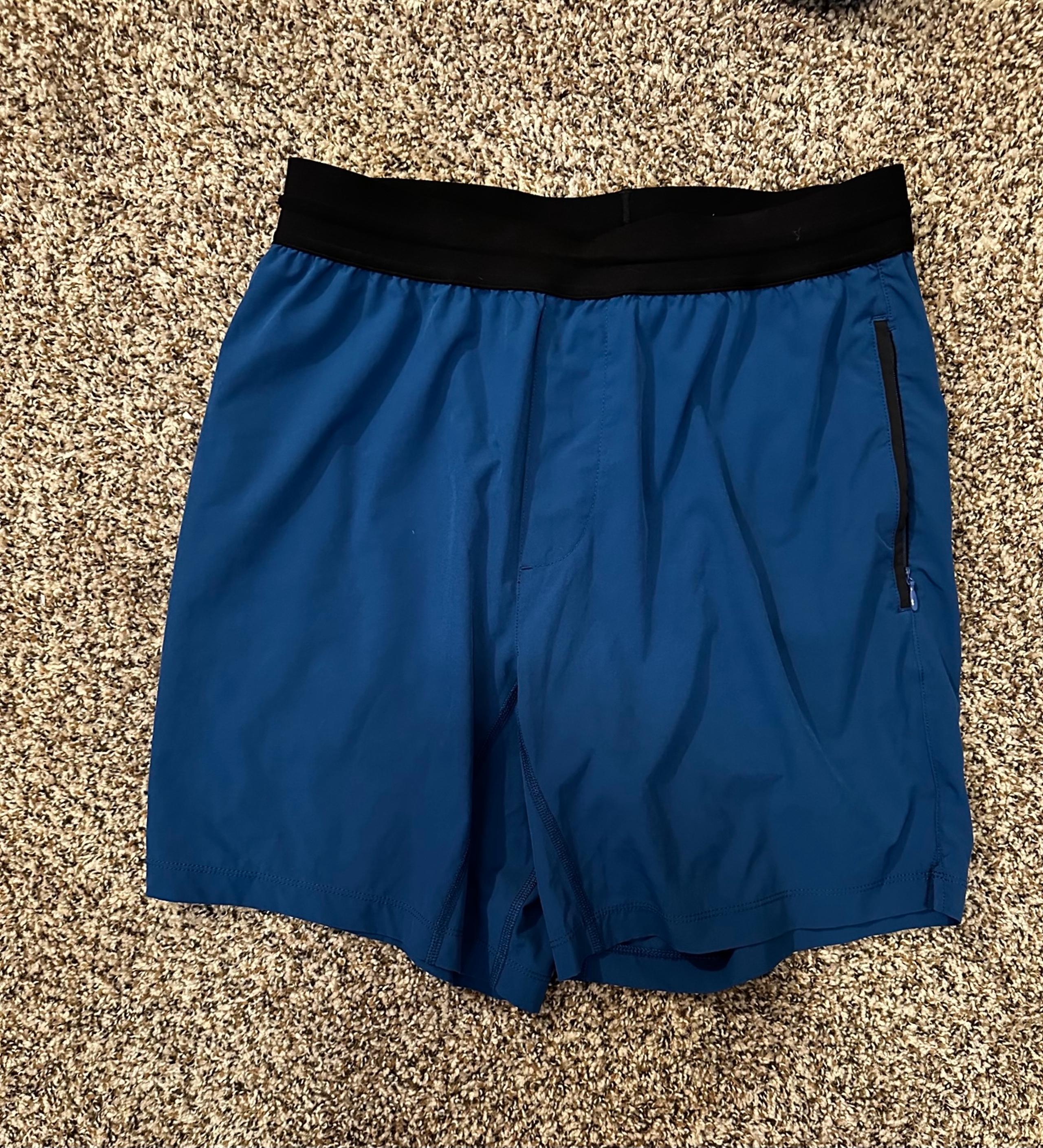 NWOT Navy Unisex Shorts with Black trim