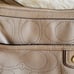 Coach Leather/Snakeskin Signature Print Hobo