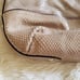 Coach Leather/Snakeskin Signature Print Hobo