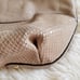 Coach Leather/Snakeskin Signature Print Hobo