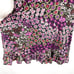 Kate Spade Pacific Petals Smocked Dress Floral Mini Purple Short Sleeve Silk 6