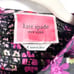 Kate Spade Pacific Petals Smocked Dress Floral Mini Purple Short Sleeve Silk 6