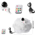 LED Colorful Clouds Astronaut Lamp with Rainbow Effect As Children's Night Light