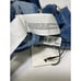 Sovere Advance Denim Blue Halterneck Crop Shirt Size L - NWT
