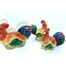 Ceramic Chicken Rooster Napkin Holder Salt & Pepper Set