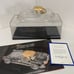 Franklin Mint 1957 Crystal Corvette 24K Gold Trim 1:24 Scale