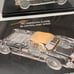 Franklin Mint 1957 Crystal Corvette 24K Gold Trim 1:24 Scale
