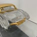 Franklin Mint 1957 Crystal Corvette 24K Gold Trim 1:24 Scale