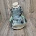 Vintage Squirrel Top Hat Cookie Jar Brush W15