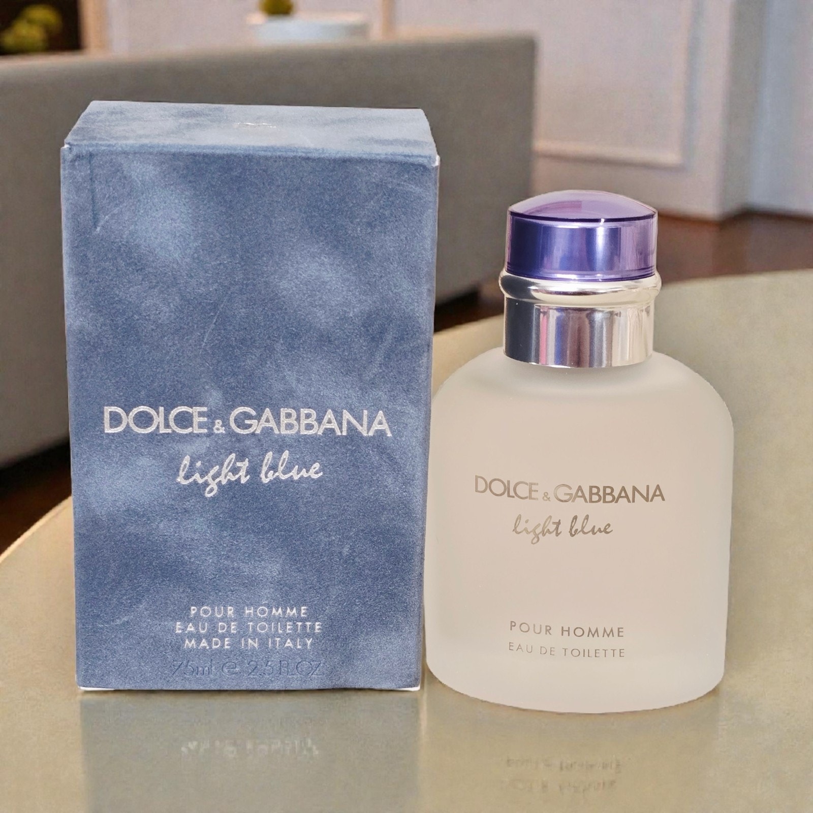 DOLCE & GABBANA LIGHT BLUE POUR HOMME 75ml/2.5 OZ Eau De Toilette Spray NEW