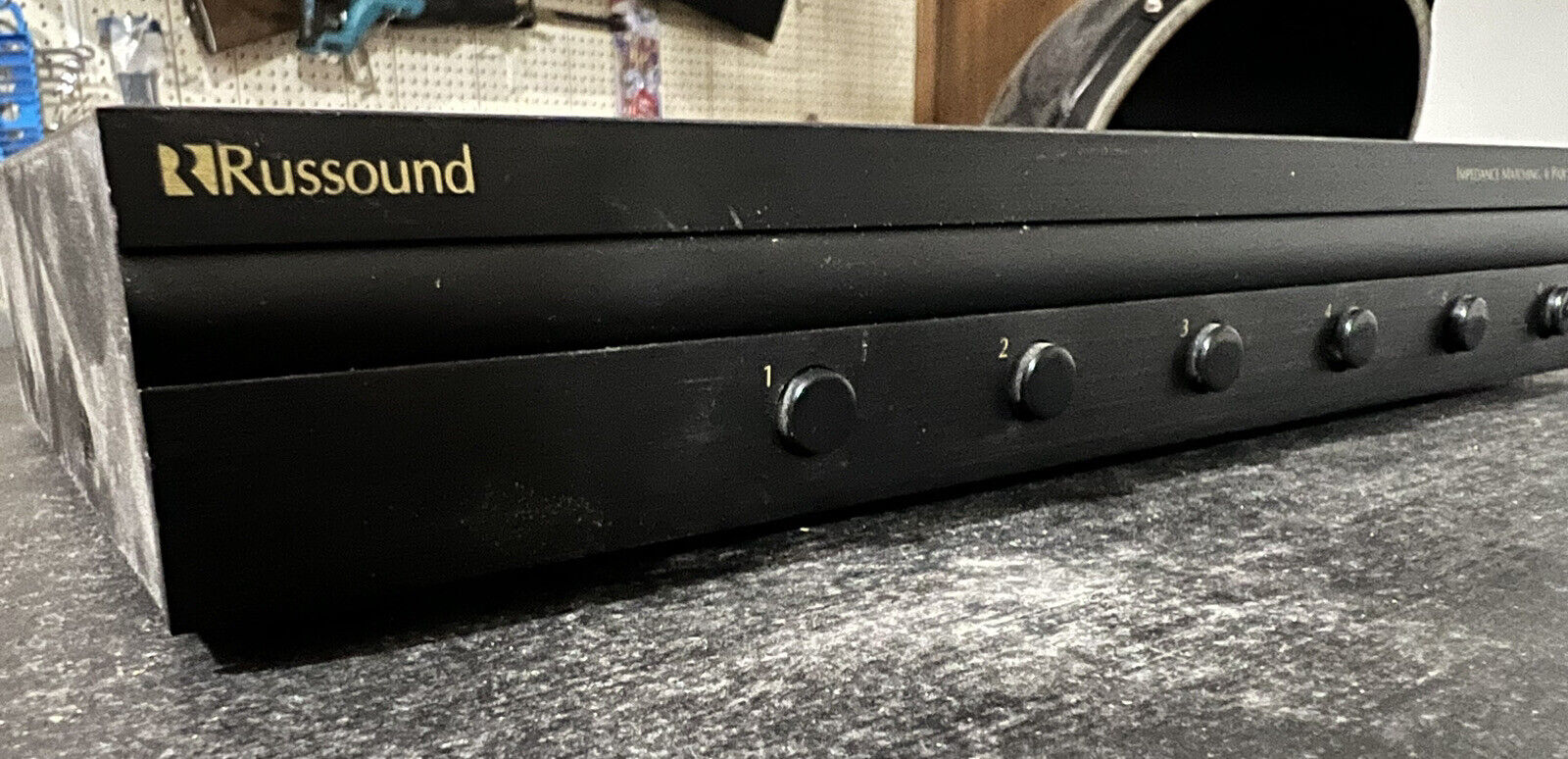 Russound SS-6, 6 Pair Stereo Speaker Selector Switch. Impedance Matching