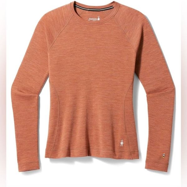 SmartWool Classic Thermal Base Layer Top - Merino Wool, NEW 3X Copper Heather