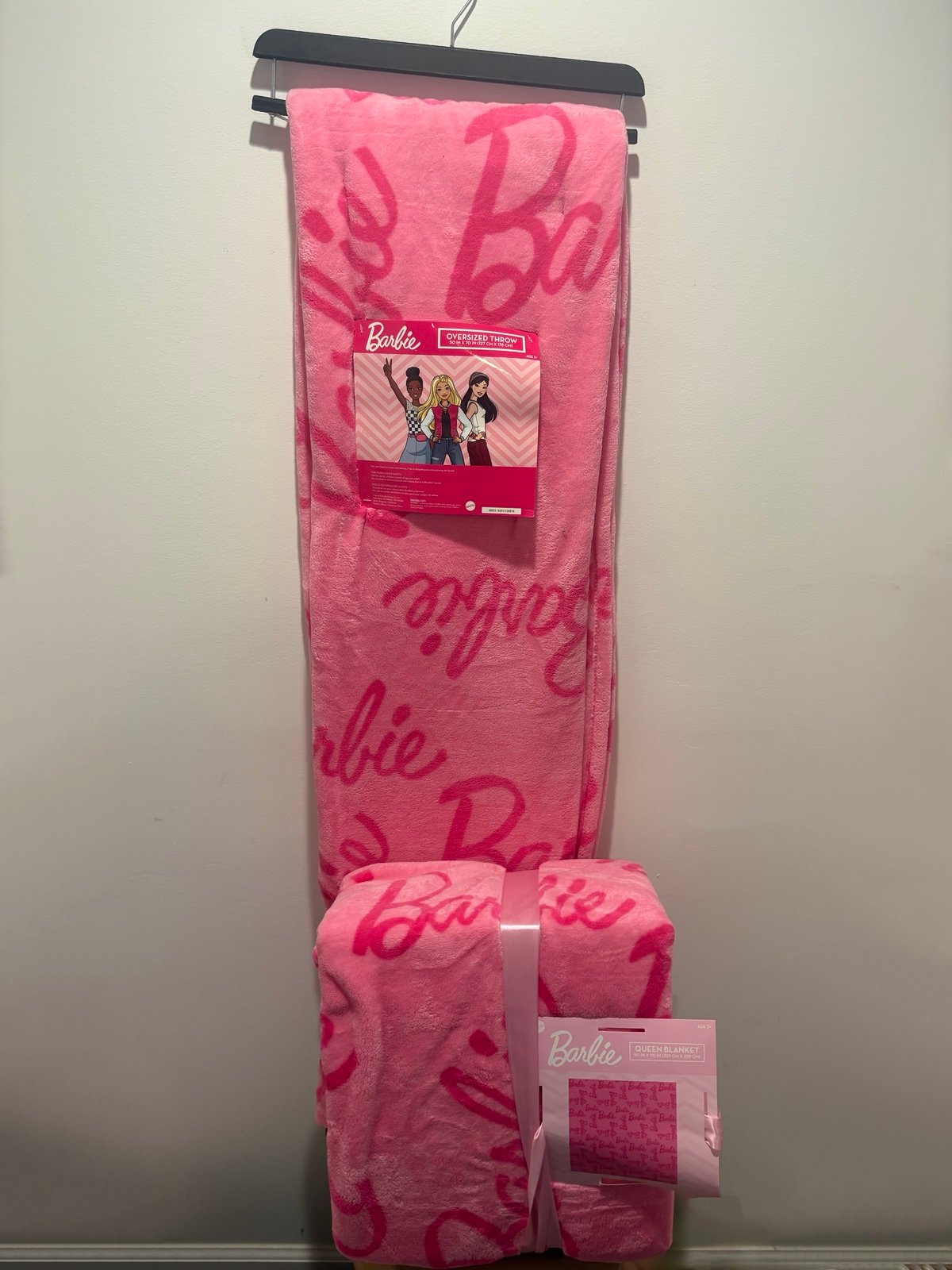 Barbie Oversized Throw and Queen Size Blanket