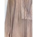 Rhie Silk Tan Pink and White Pattern Lace Up Front Blouse Size Medium