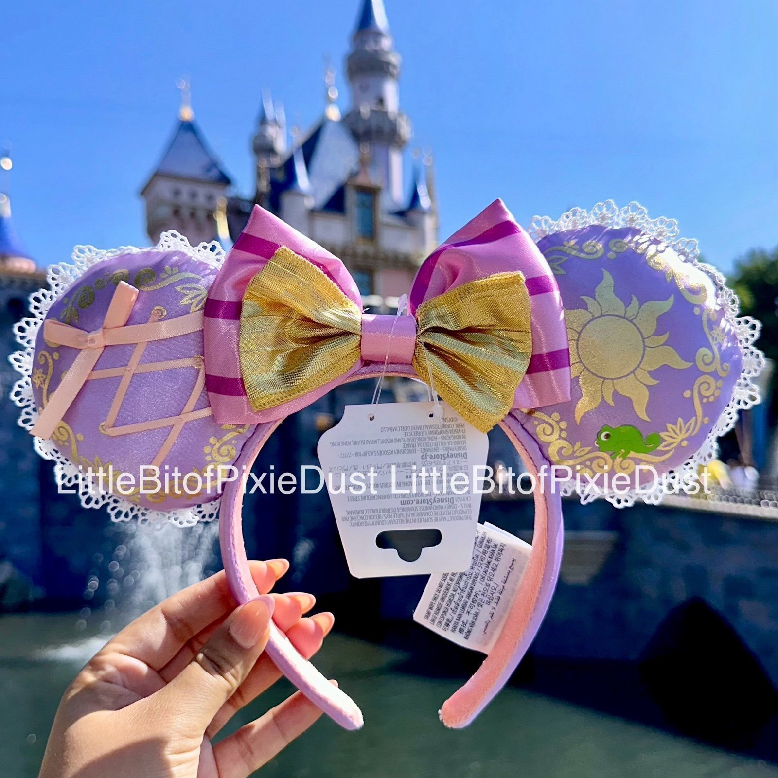 Disney Parks Disneyland Tangled Rapunzel Minnie Ears Headband