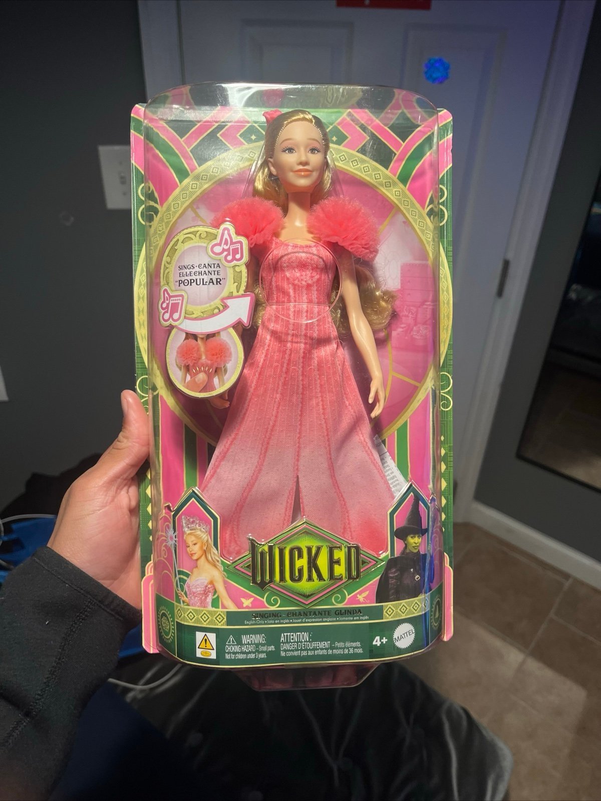 COLLECTIBLE Mattel Wicked Movie Glinda Fashion Doll + Parts - URL MISPRINT