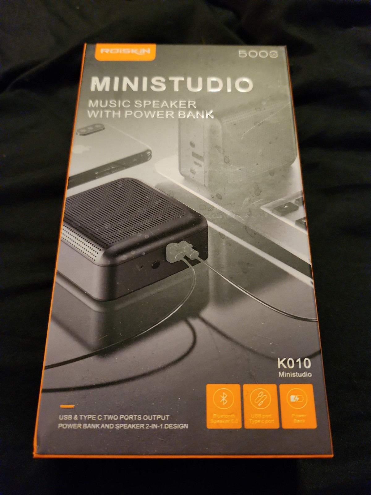 Roiskin Ministudio Bluetooth Speaker Power Bank