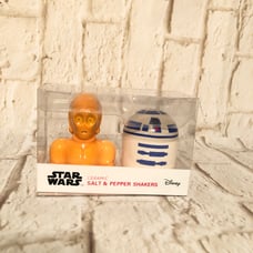 Star Wars C3PO And R2D2 Ceramic Salt And Pepper Shakers New Disney Collectible