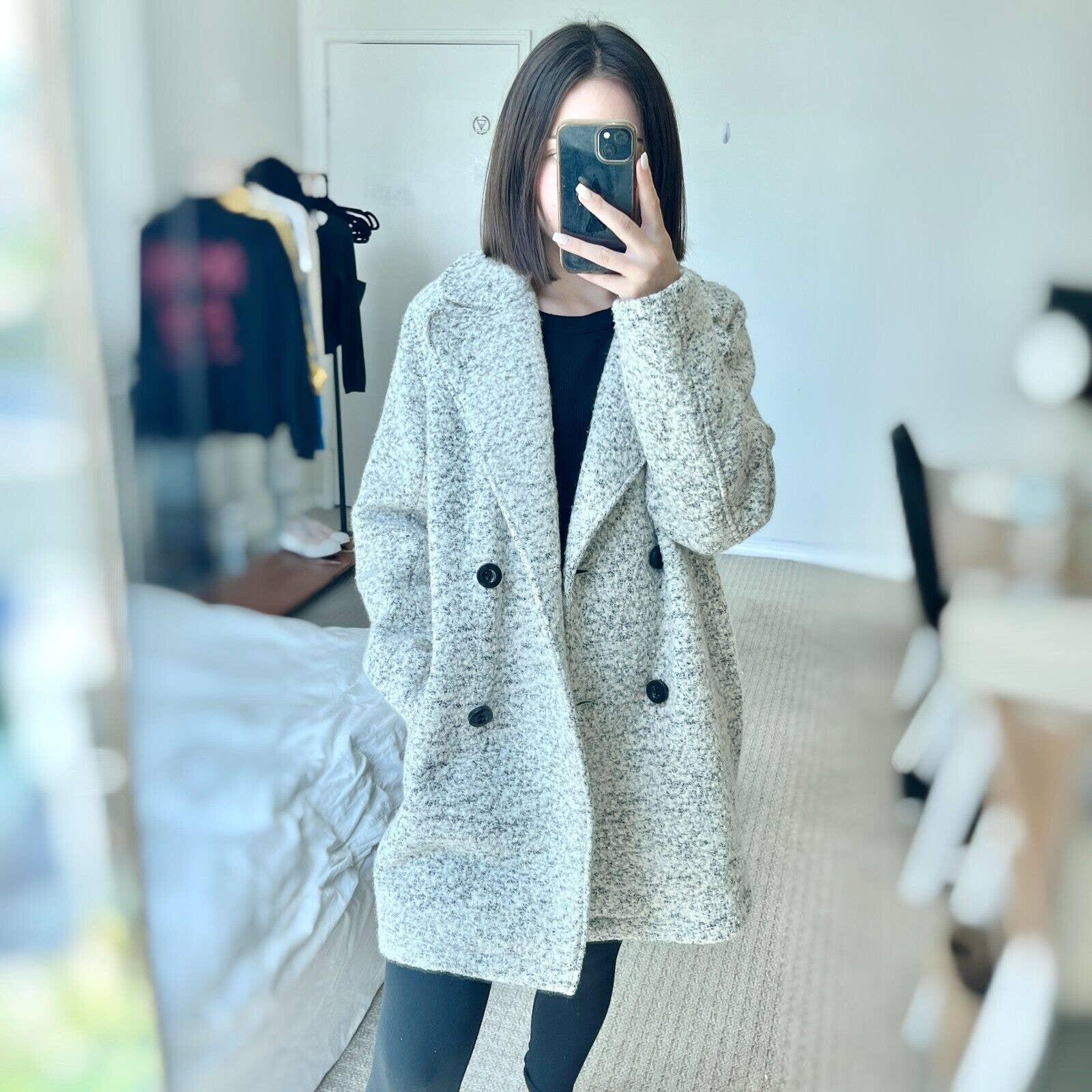 abercrombie peacoat