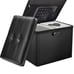 Lock Ottoman with Storage for Living Room, 17 Inches Fireproof Safe Folding Otto