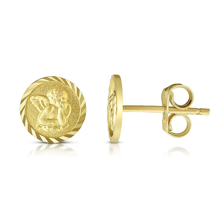 14K Yellow Gold Diamond Bar Drop Leverback Earrings | EG14028Y45JJ