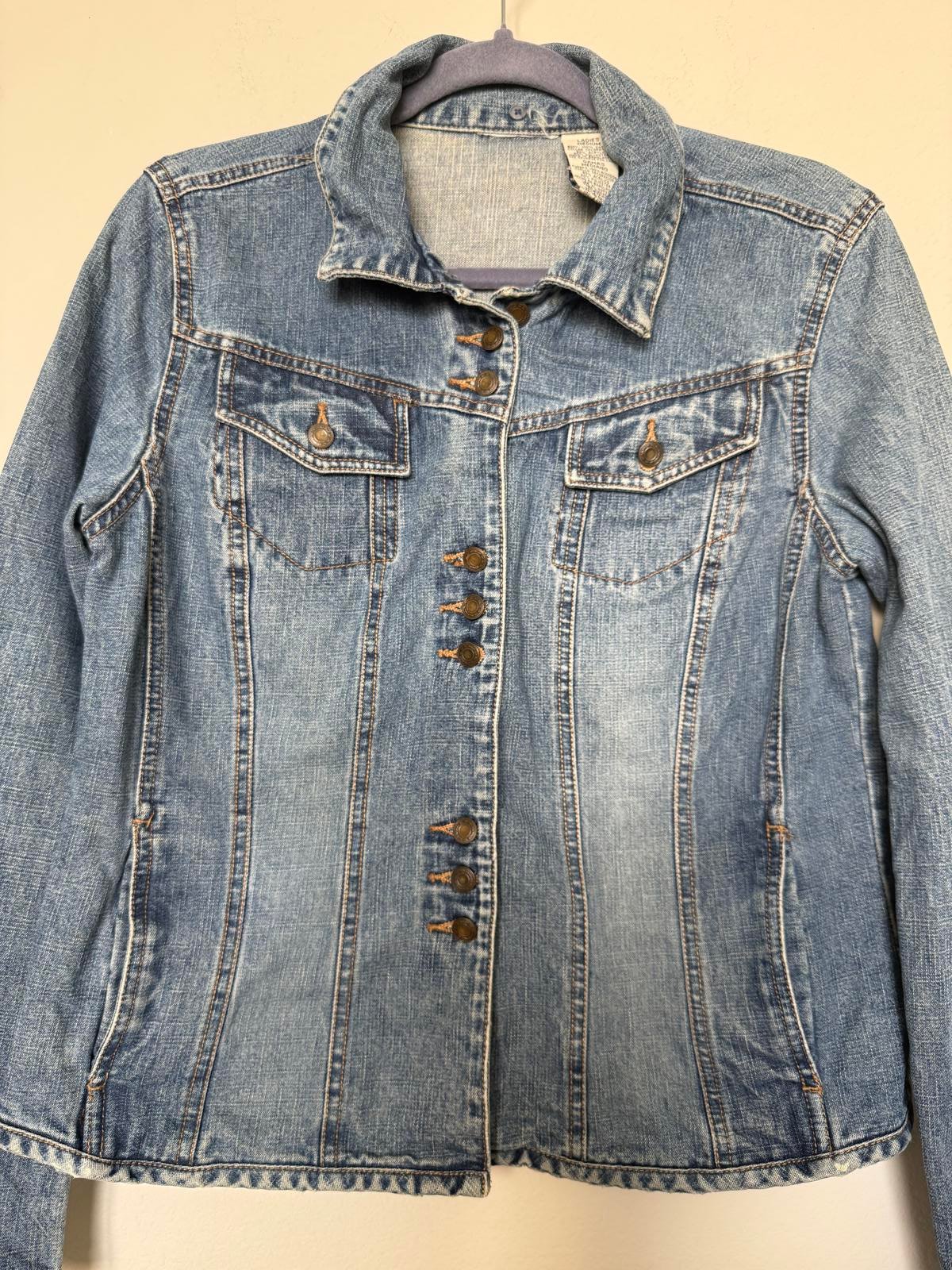 Vintage 90s Y2K Blue Jean Denim Jacket