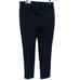 NWT Chicos Black Faux Leather Front pointe Slim Fit Pants 5-Pocket Size 1.5R 10R