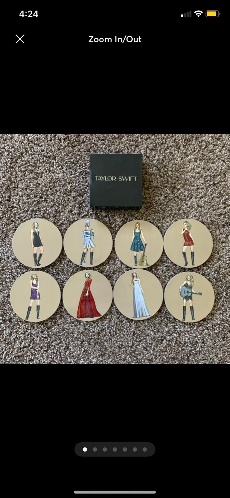 NEW Taylor Swift Fearless Eras Coasters