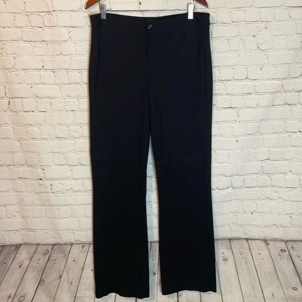 NYDJ Black Dress Pants Straight Size 12