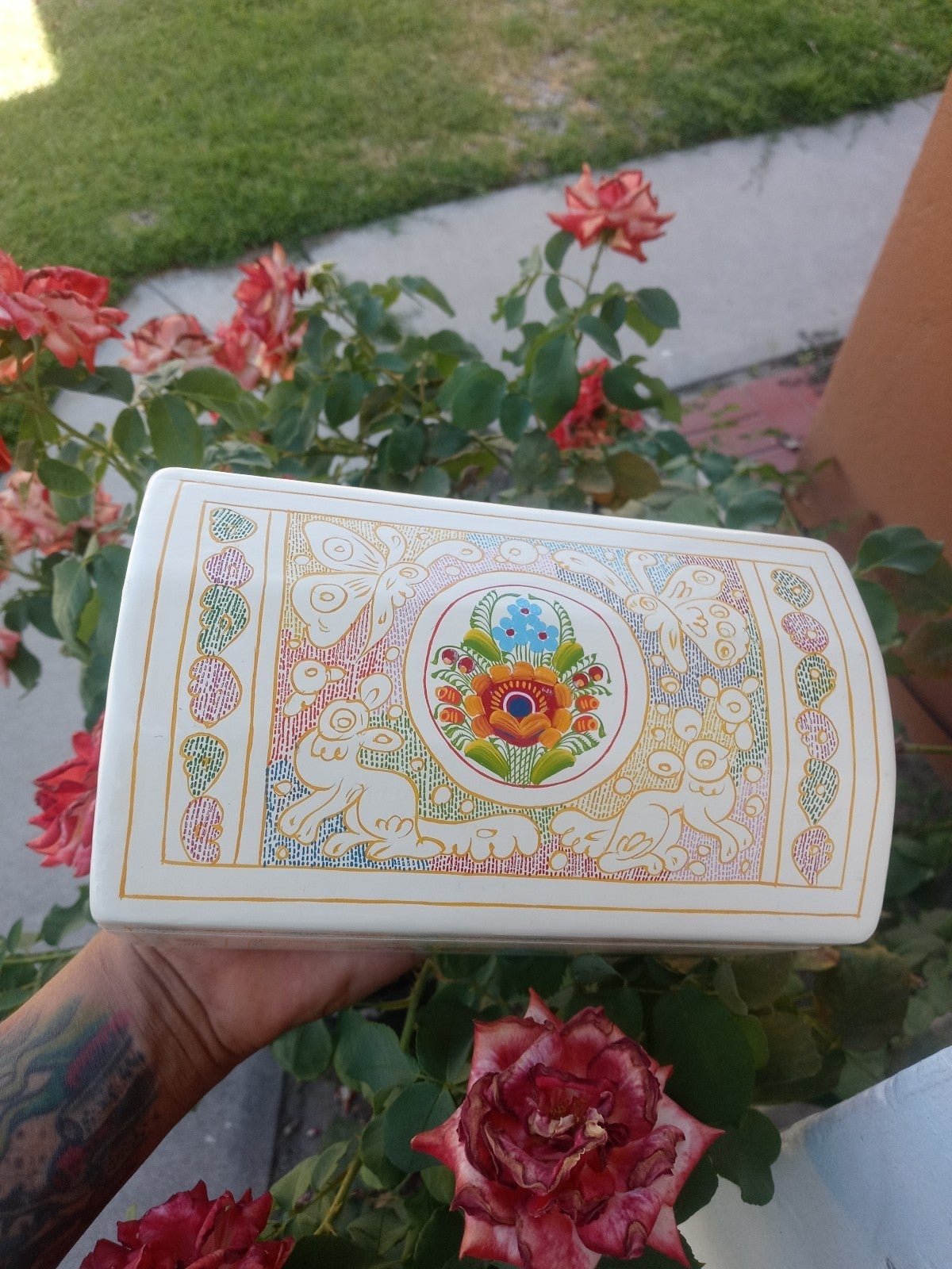 Handmade jewelry boxes hechas a mano con la técnica del maque