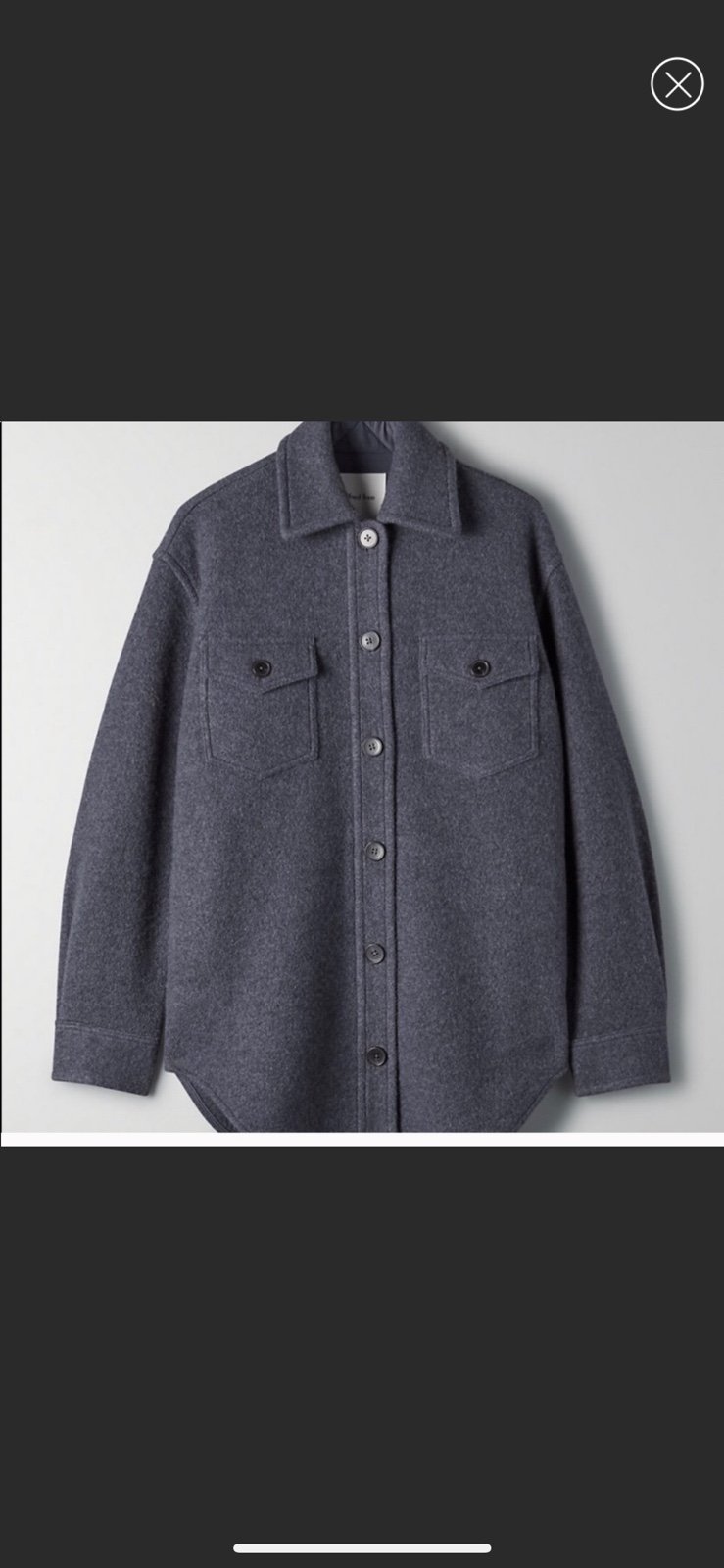 Aritzia Wilfred ganna jacket